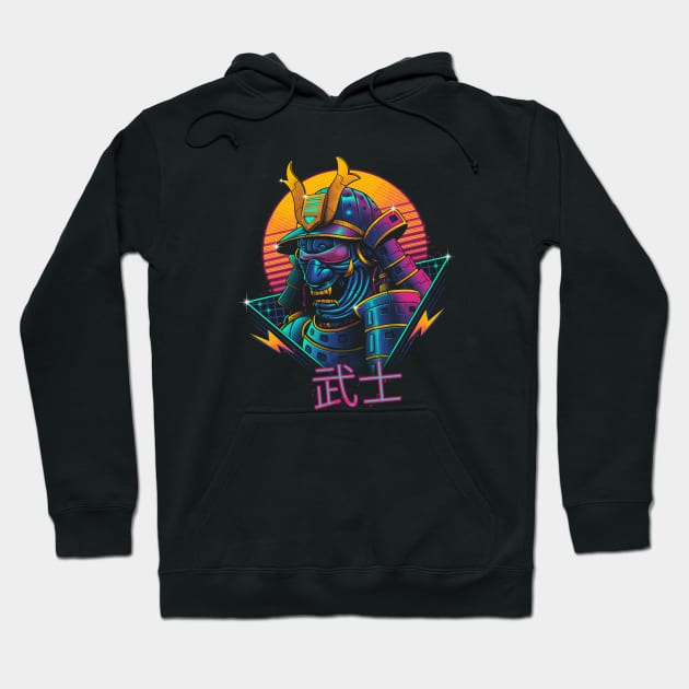 Rad Samurai Hoodie by Vincent Trinidad Art